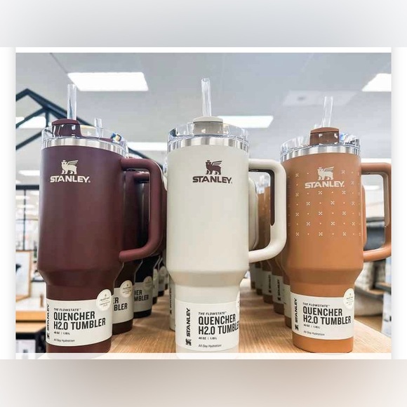 Stanley 40 oz Stainless Steel H2.0 FlowState Quencher Tumbler ✨Deep Clay Orange - Picture 12 of 12